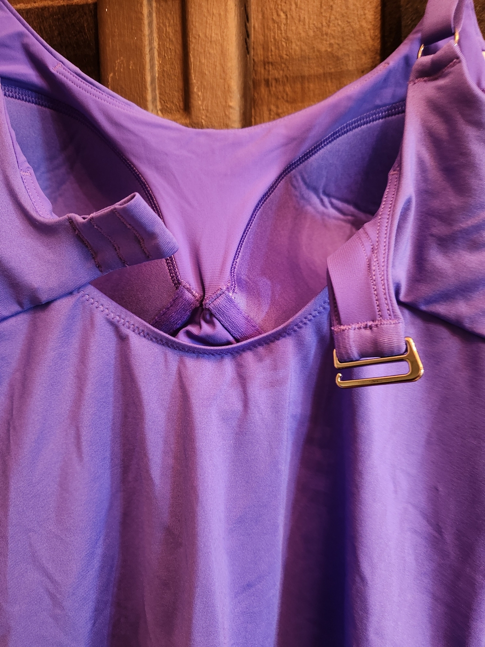 Athleta Blue & Cream Colorblock Tank Top NWT Size 36B/C - Picture 9 of 16